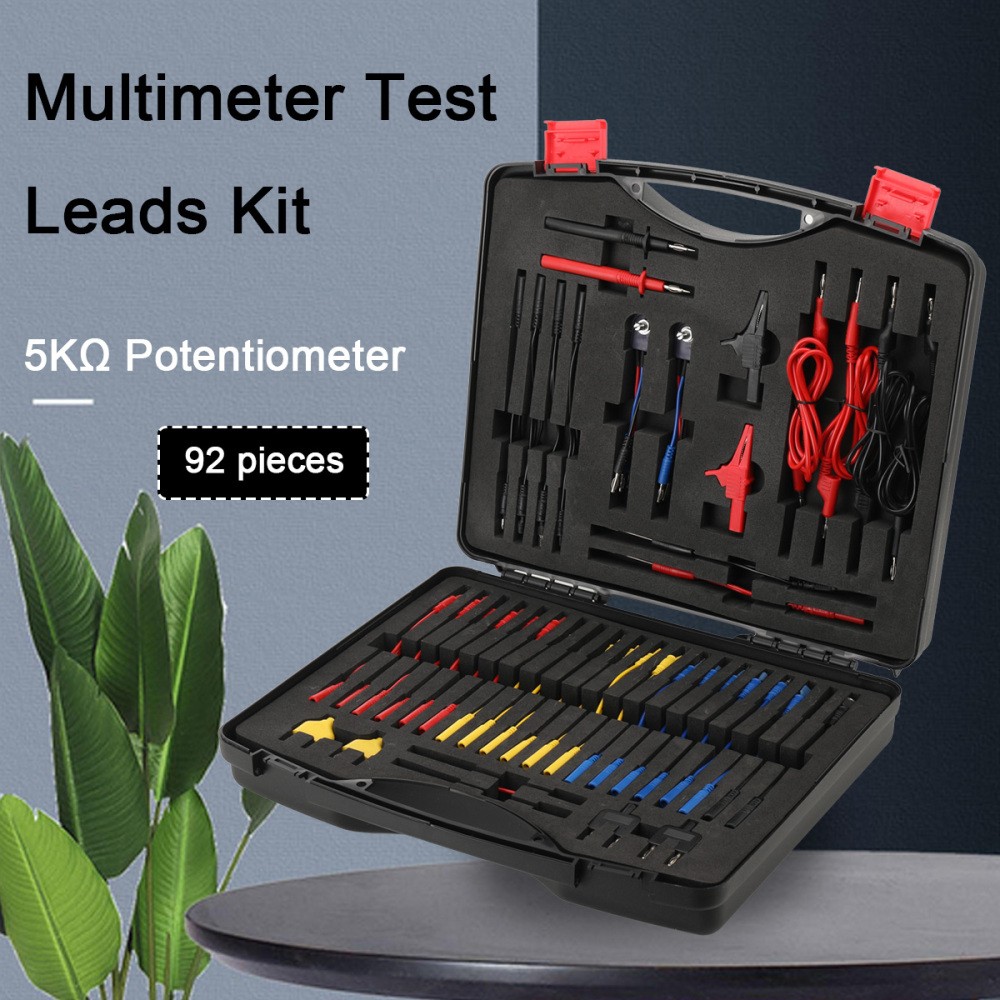 92PCS Automotive Circuit Test Lead Kit Multifunctional Electrical Breakout Lead