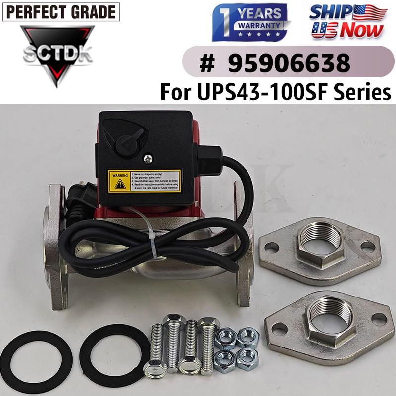 Stainless Steel Circulator Pump For UPS43-100SF 95906638 115V 1/2 HP