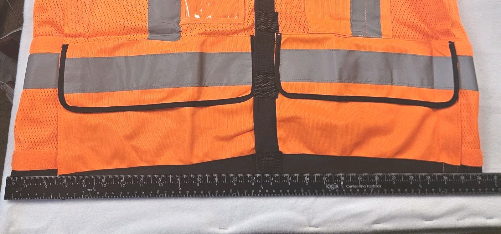 Lot 3 ORR Safety ANSI Class 2 Type R Hi Vis Orange Mesh Safety Vest Big & Tall