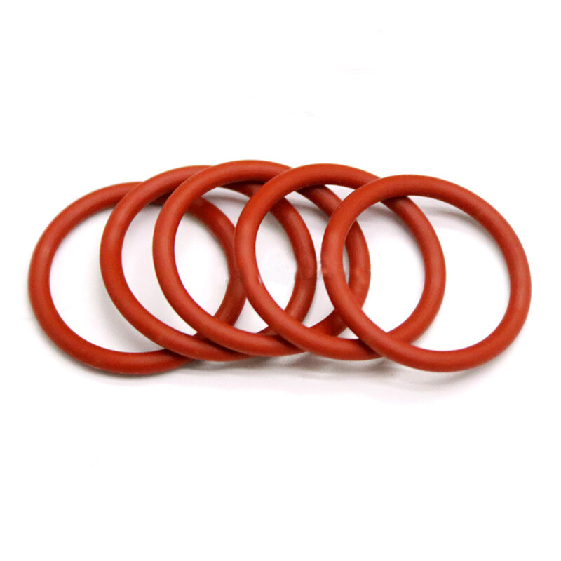 Ø3mm (OD=10~70mm) Food Grade Red Silicone Rubber O-Ring Gasket Sealing Washers