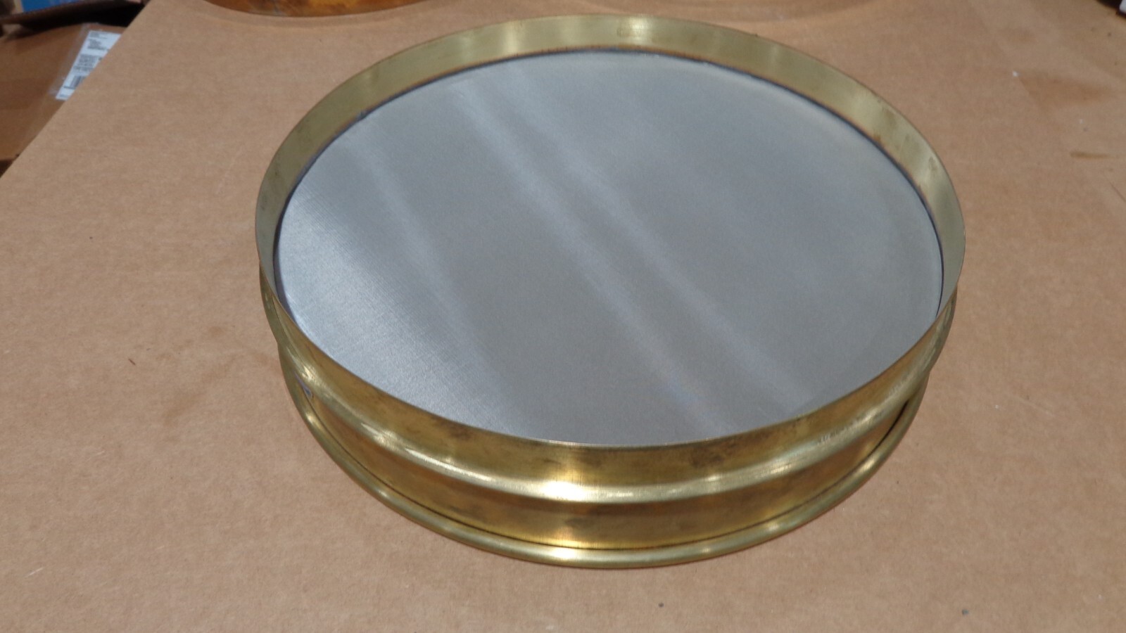 Test Sieve VWR # 200 / 75um USA Standard Sieve Half Height Brass/Stainless 12″