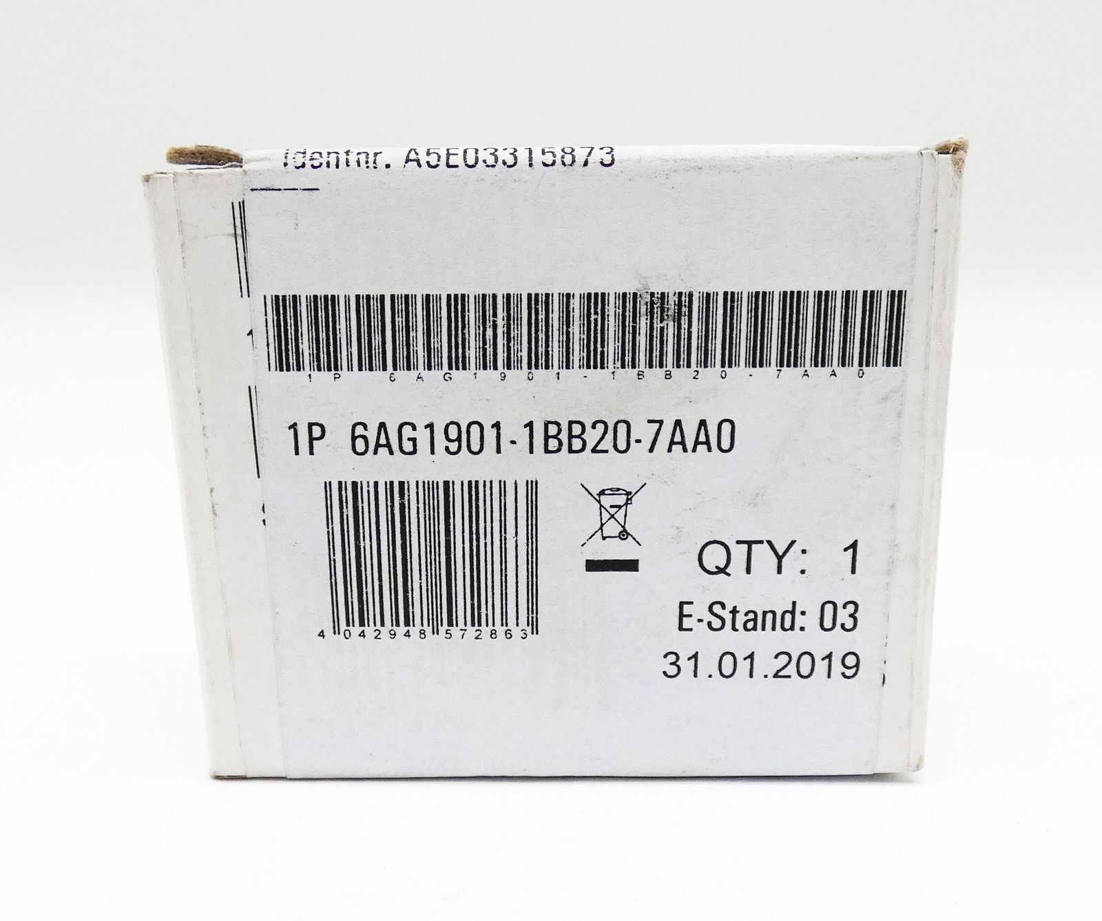 Siemens Siplus NET 6AG1901-1BB20-7AA0 E:03 RJ45 Plug 90 2×2 -sealed-