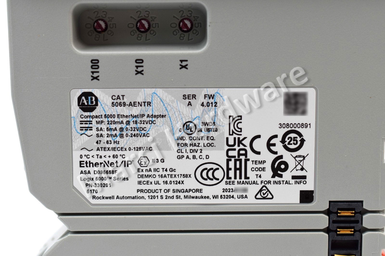 Allen Bradley 5069-AENTR Series A Compact 5000 EtherNet/IP Adapter