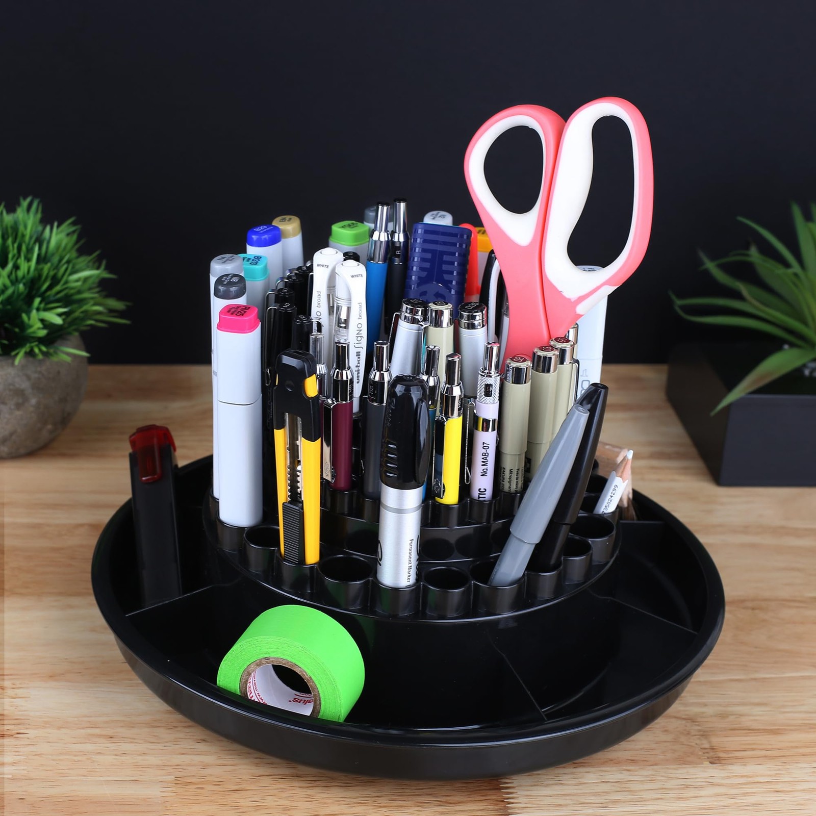 Alvin Spin-O-Tray 9893-1 Rotating Desktop Receptacle Art Drafting And Design