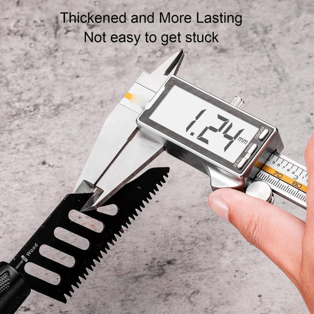 5x Flush Cutting Jigsaw Blade Irregular Curve Saw Blade with Handle for Wood US