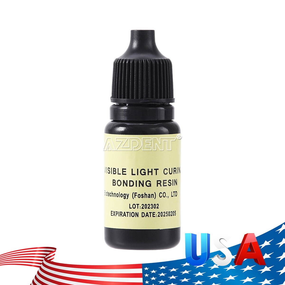 10X Dental Visible Universal Light Cure Bonding Adhesive Resin 5ml/Bottle