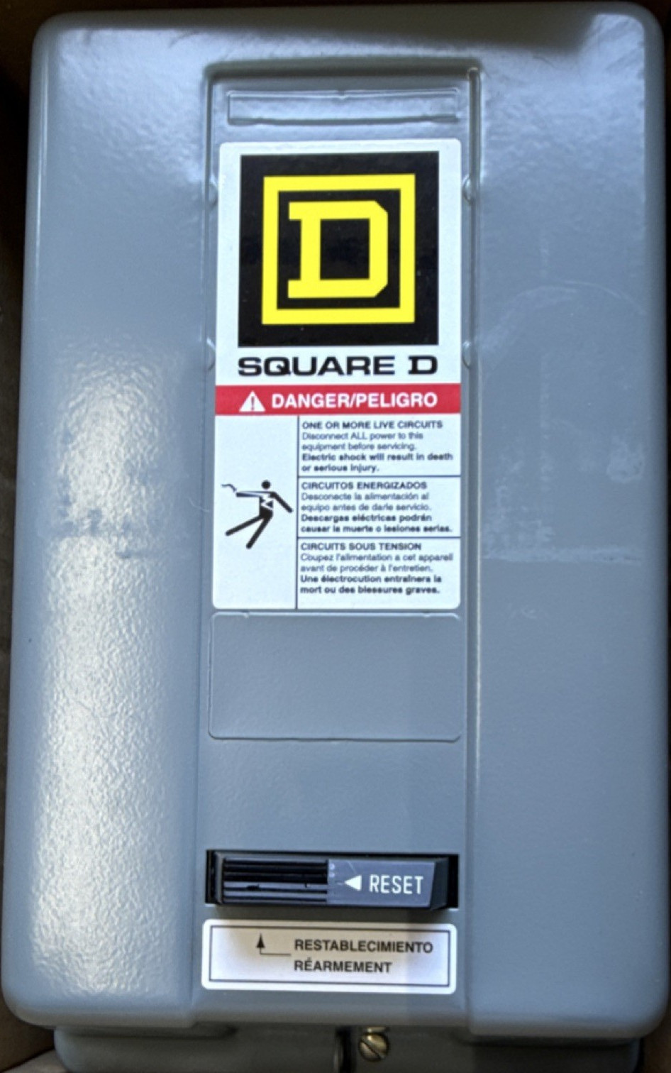 Square D AC Magnetic NEMA Size 1P Starter 8536SCG2V02 120V 60Hz