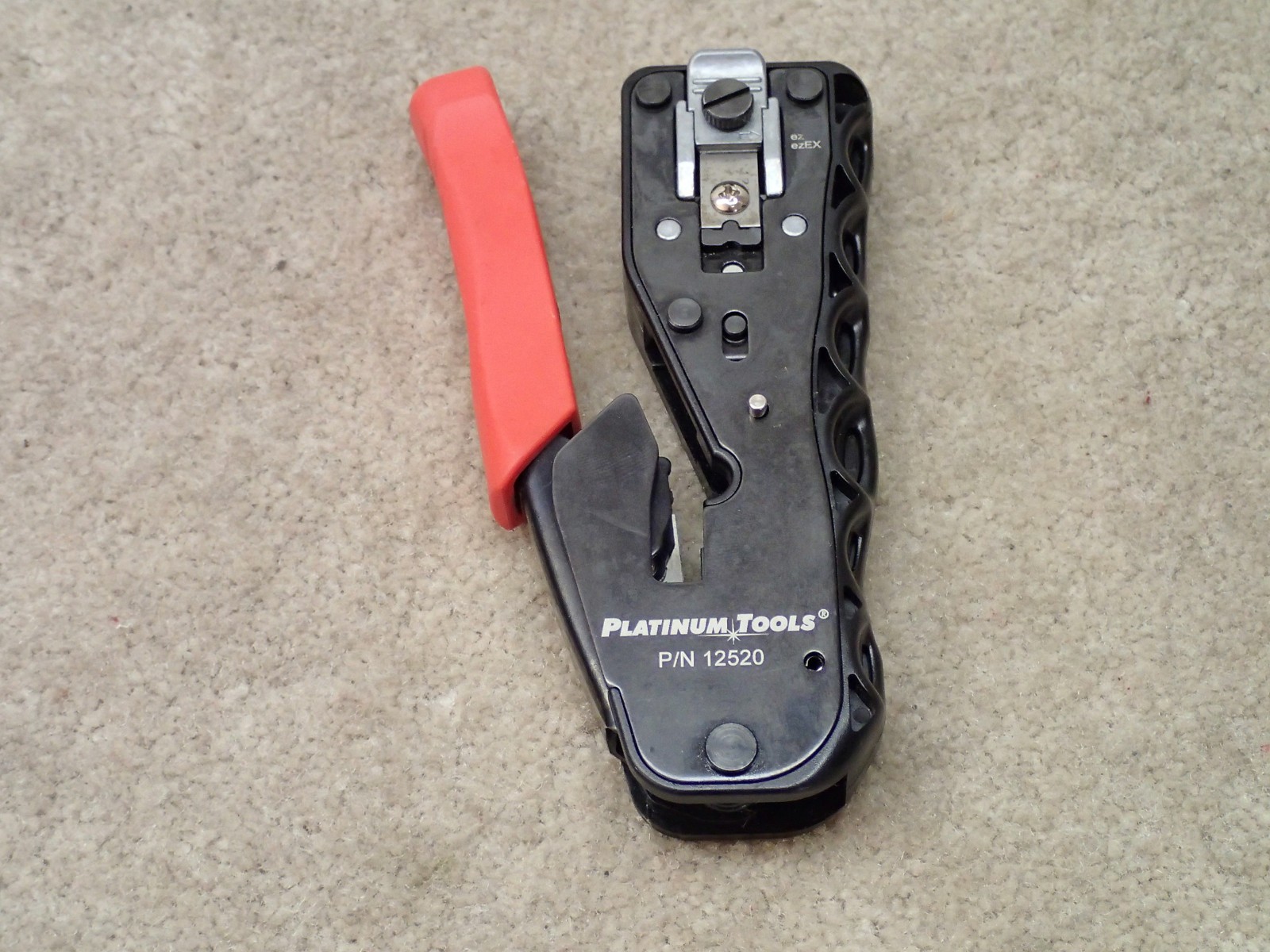 Platinum Tools 12520 Pro Crimp EZ-RJ45 exEX Crimper Tool
