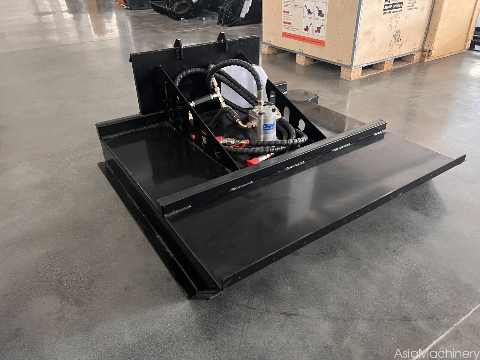 Agrotk 35in Mini Brush Cutter Mower For CRT23/LRT23 Skid Steer Loader Attachment