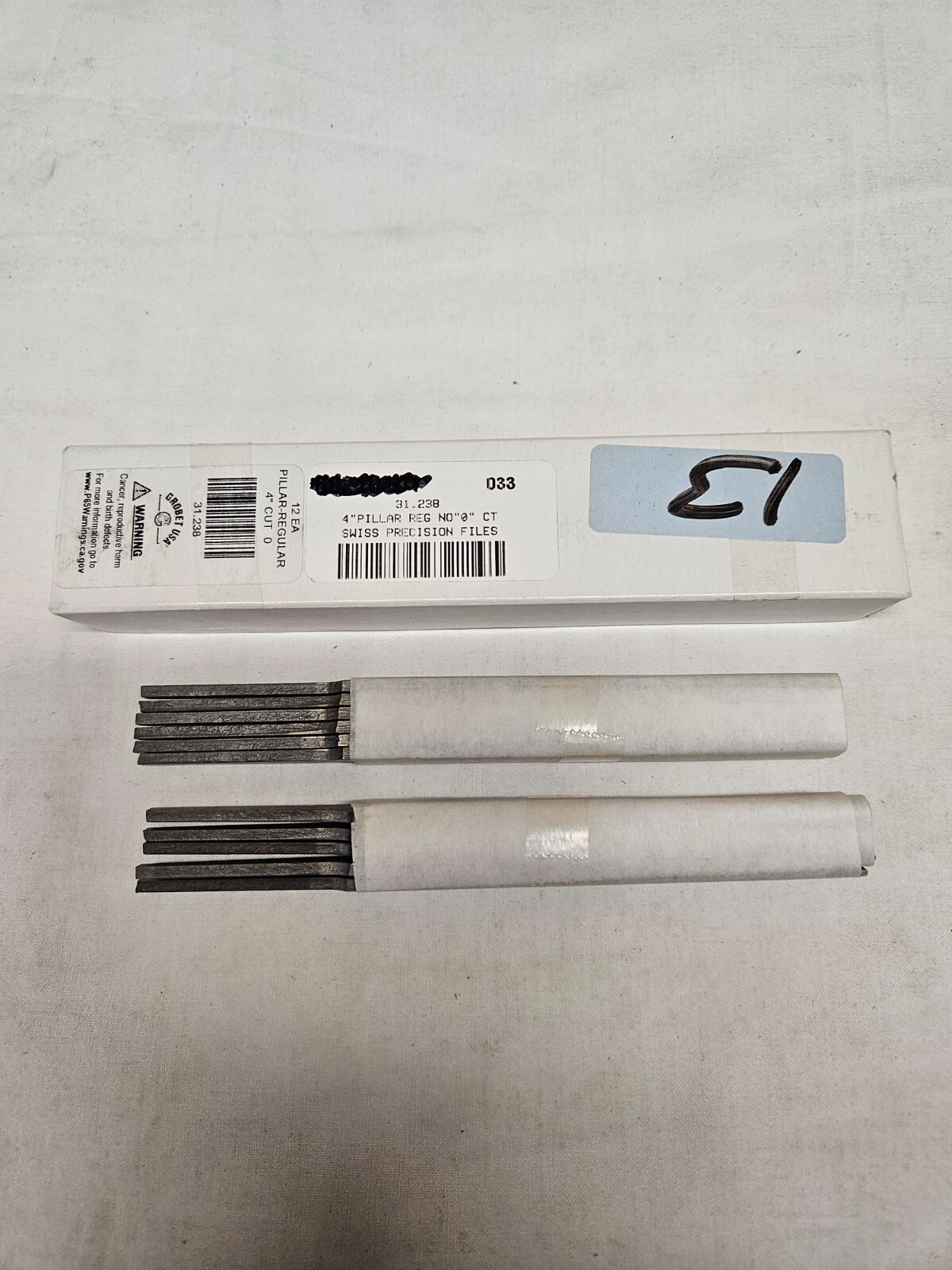 Grobet USA, 4″ Pillar, Reg No «0» Cut, Swiss Pattern, #31.238, 11 piece lot