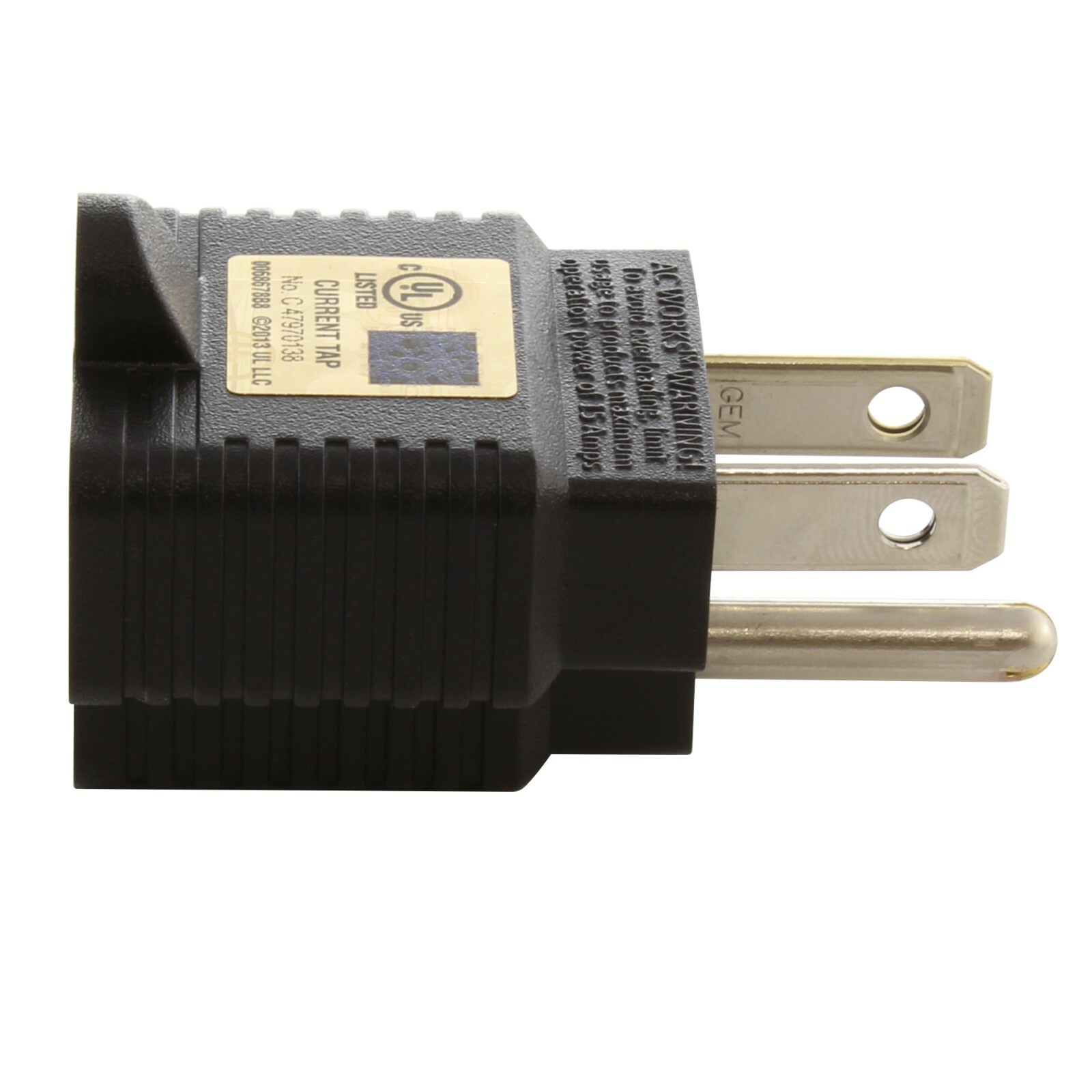 Household Electrical Adapter NEMA 5-20R to NEMA 5-15P by AC WORKS®