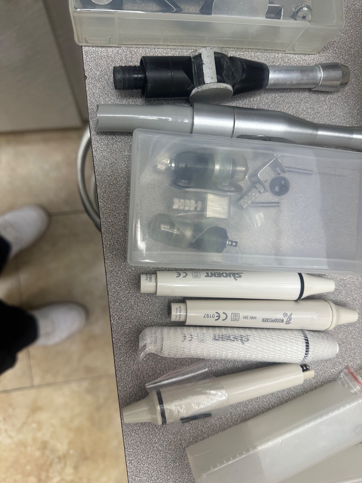 Mixed lot dental parts, suctions, air syringe UNTESTED
