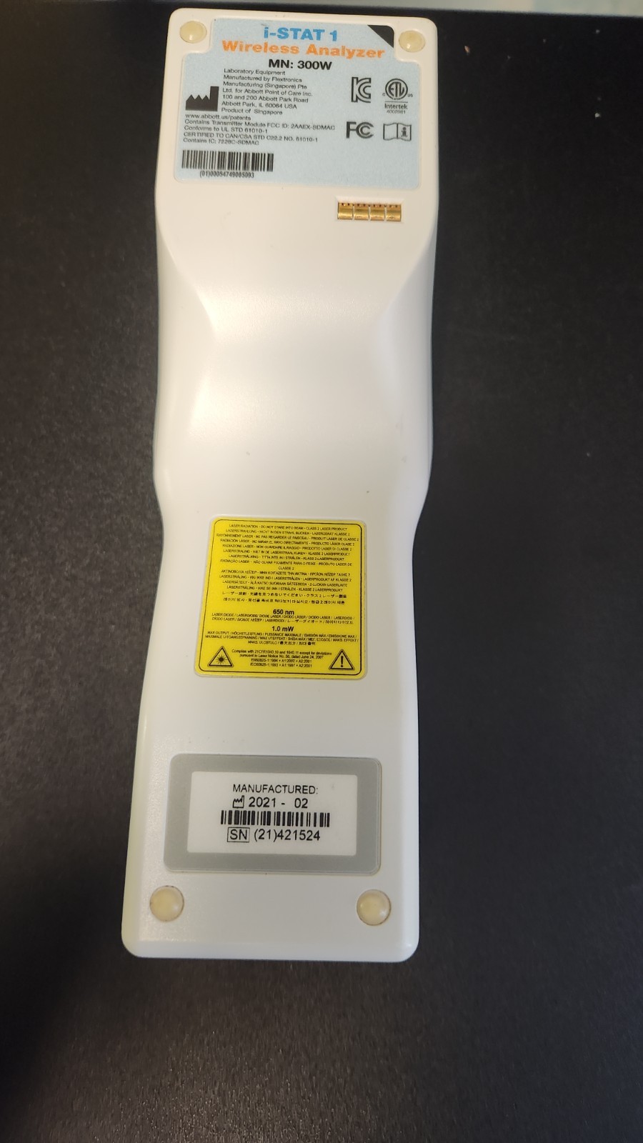 Abbott I-Stat 1 300W With Battery *Software is expired/expiring 2020/2021