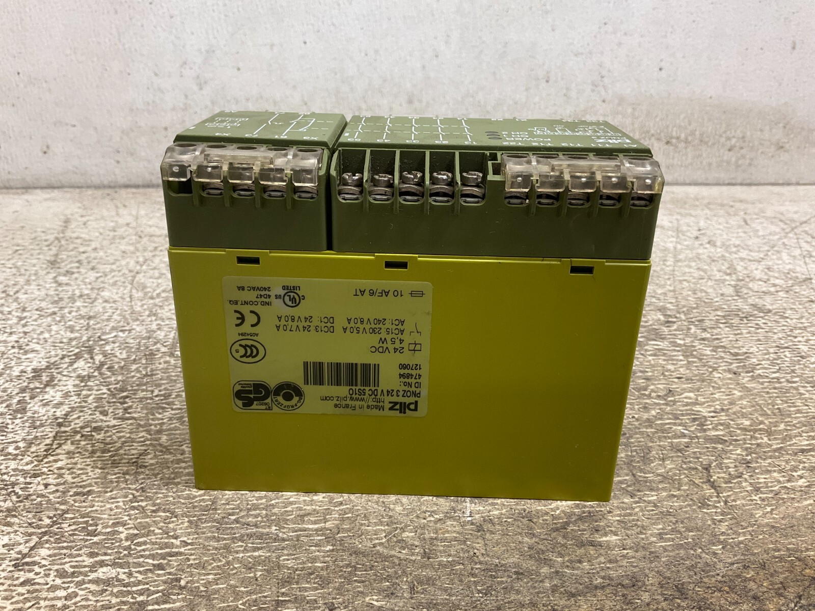Pilz PNOZ 3 24 V DC 5S10 Safety Relay 24 VDC 474894 PNOZ324VDC5S10