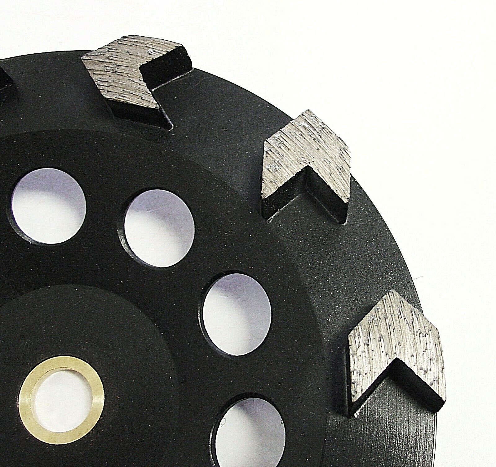 Pack of 10, 7” Arrow Segment Concrete Grinding Cup Wheel with 25/30 Grit Diamond