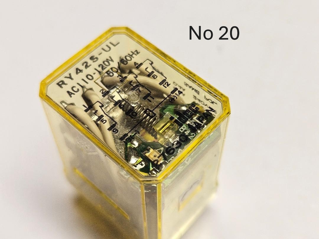 Various 4PDT cube relays by various manufacturers-see description $7.00/ec