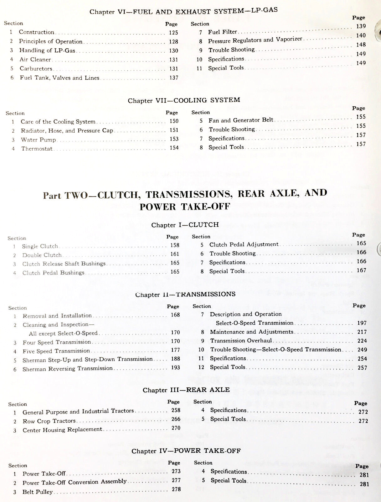 Ford 2000 4000 Early 4Cyl Tractor Service Repair Manual Shop 1962 1963 1964 1965