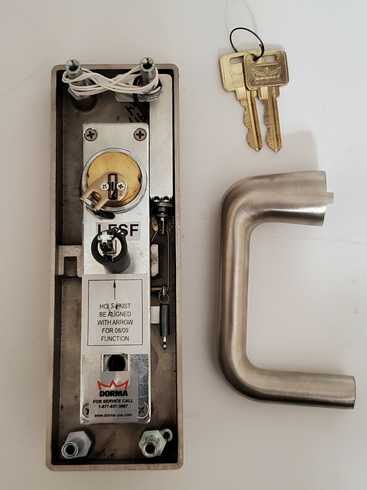 Dorma 9000 YT09 LFSF Fail Safe Exit Device Trim, 630 Wide Stile, Yx09 LFSF.