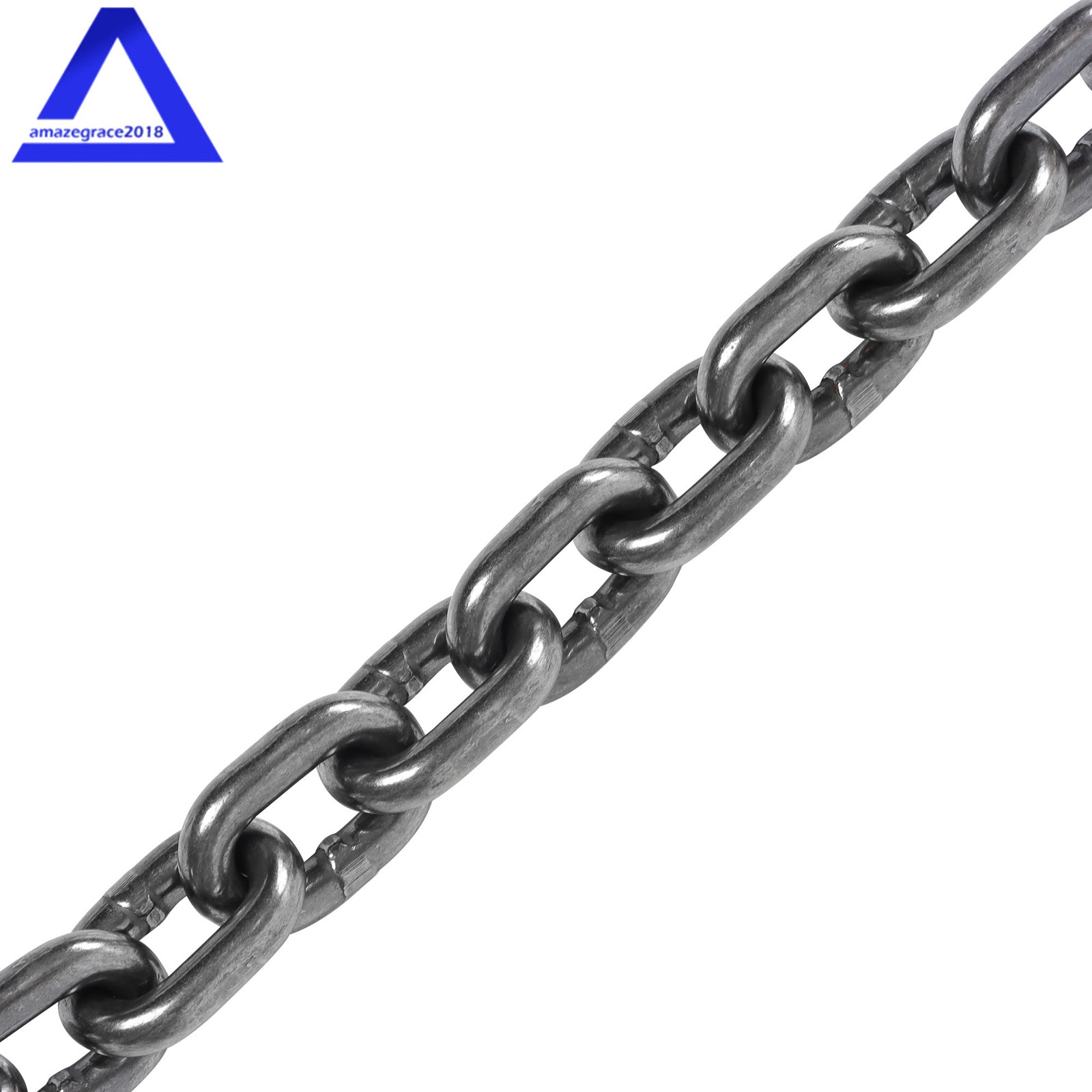 Lifting Chain Sling 5/16″ × 6′ Double Leg w/ Grab Hook 6600lbs Capacity G80