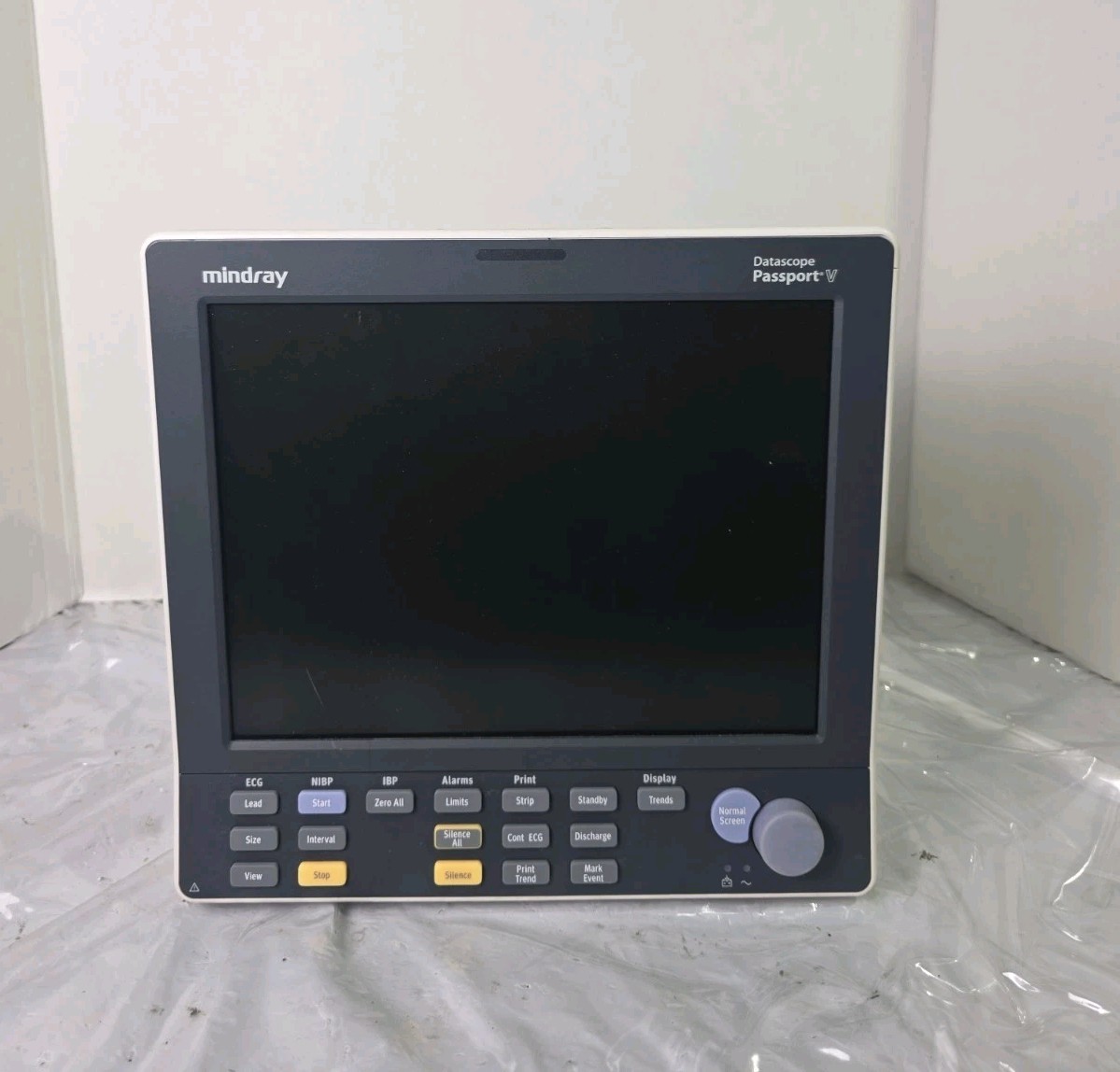 Mindray Datascope Passport V Patient Monitor 6100F-PA00217 ECG NIBP SpO2 Digital