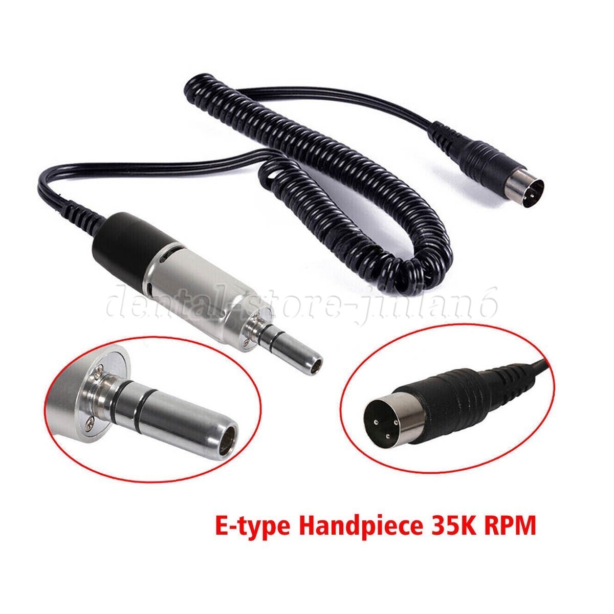 Dental Micro Motor E-Type Connector High Speed Handpiece Standard 35K rpm US
