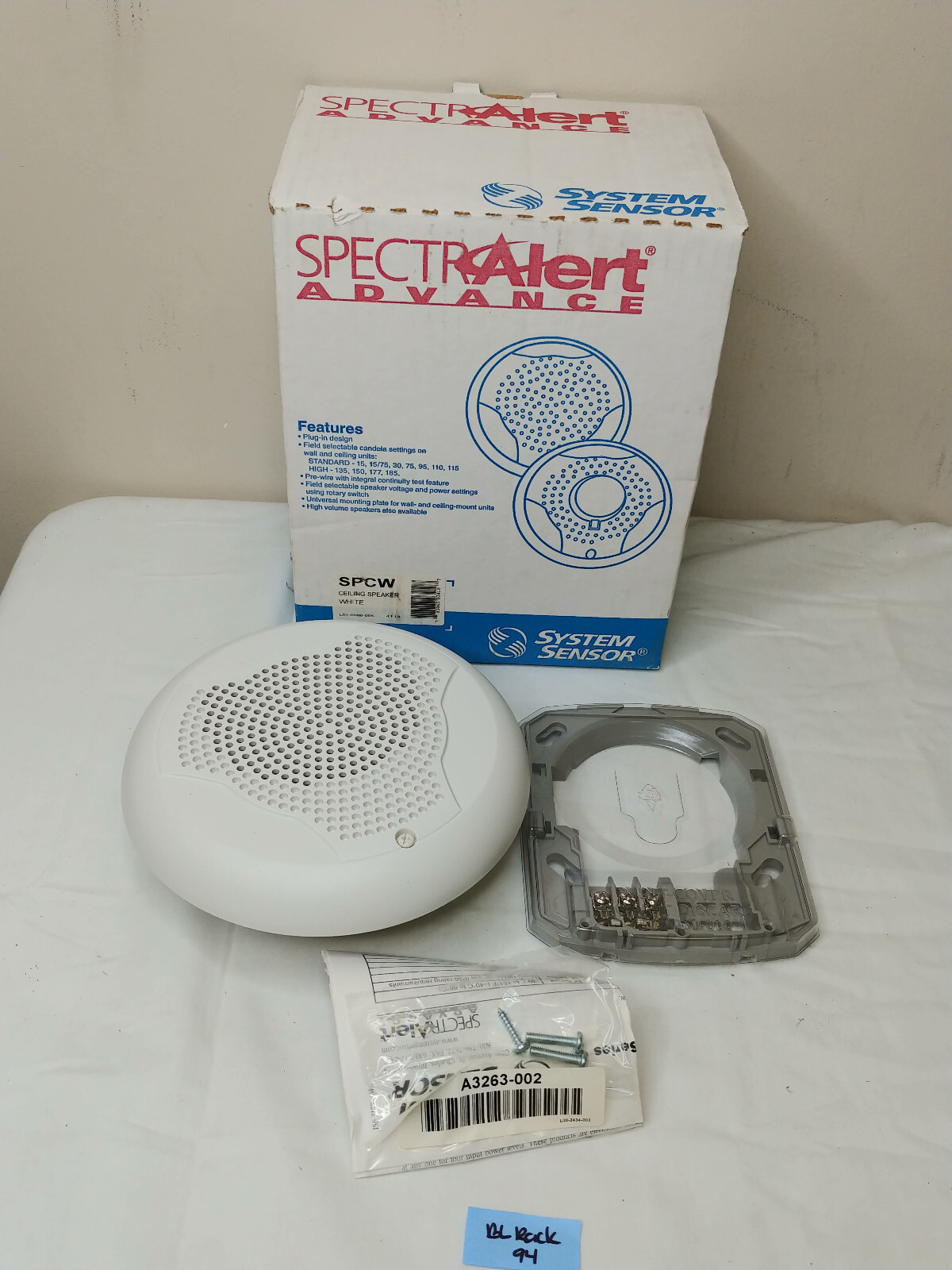 System Sensor SPCW Ceiling Speaker – White