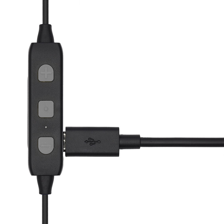 Plugfones Liberate 2.0, Wireless Bluetooth Earplugs, Headphones, Black/Gray