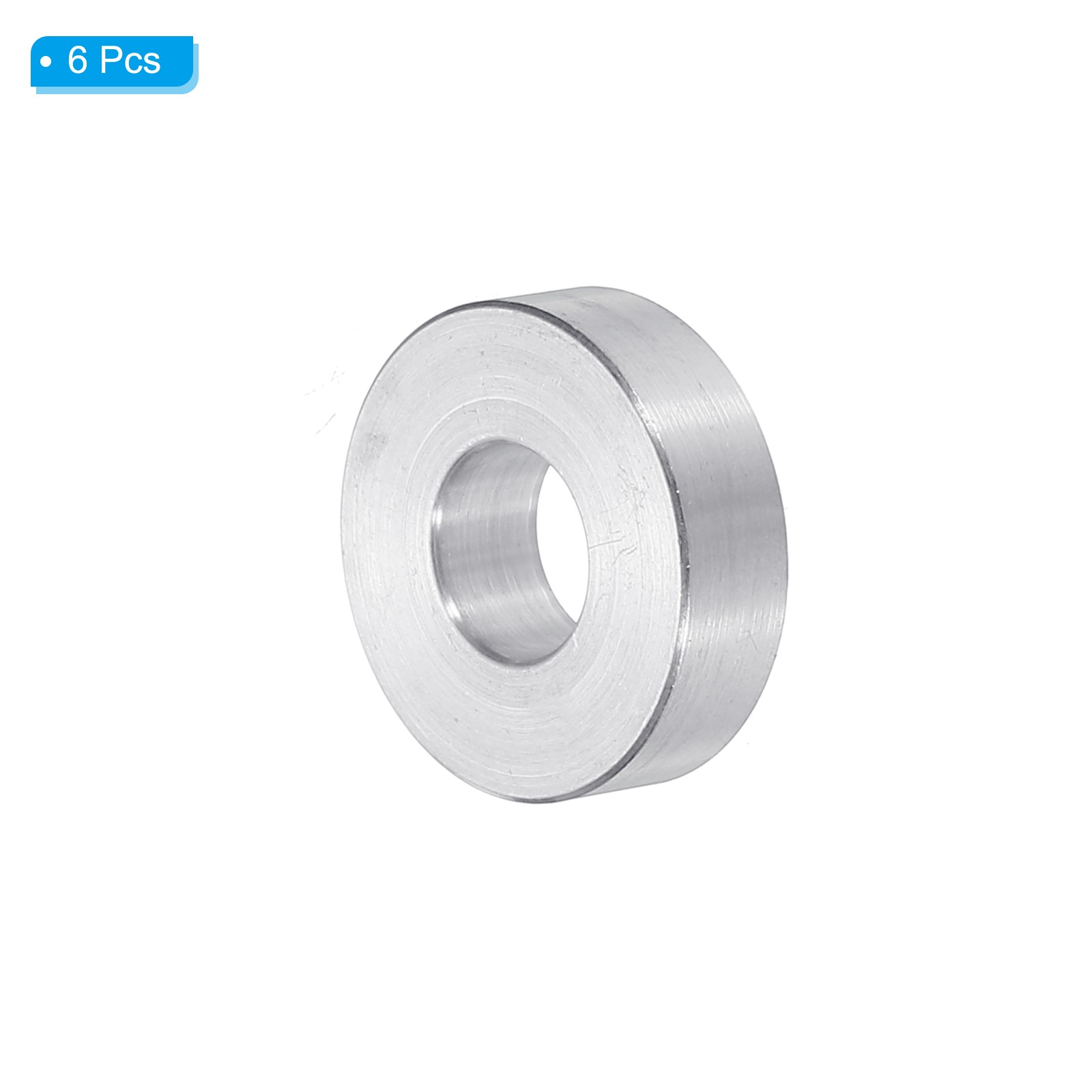M8 Aluminum Spacer,6 Pcs Metal Spacers Aluminum 8.5mm ID x 20mm OD x 6mm L
