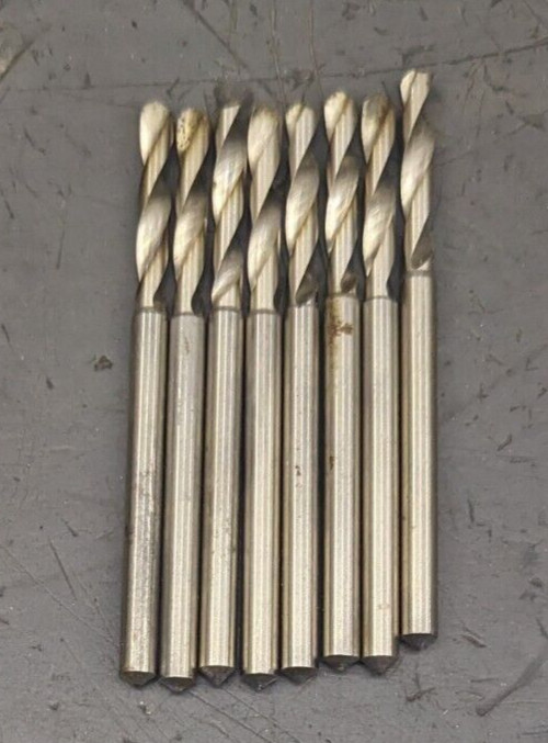 8 Spirec 2.75mm Micro Drills 3mm Shank HSS NEW Switzerland – 2.75mm 2.75 mm