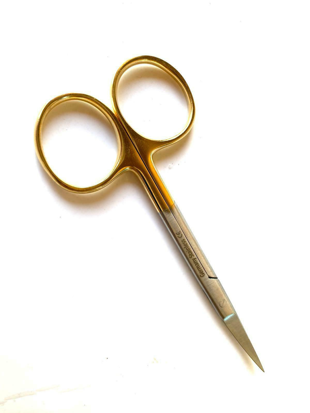Premium GERMAN TC Iris Scissors 4.5″ Curved Surgical Dental Instruments
