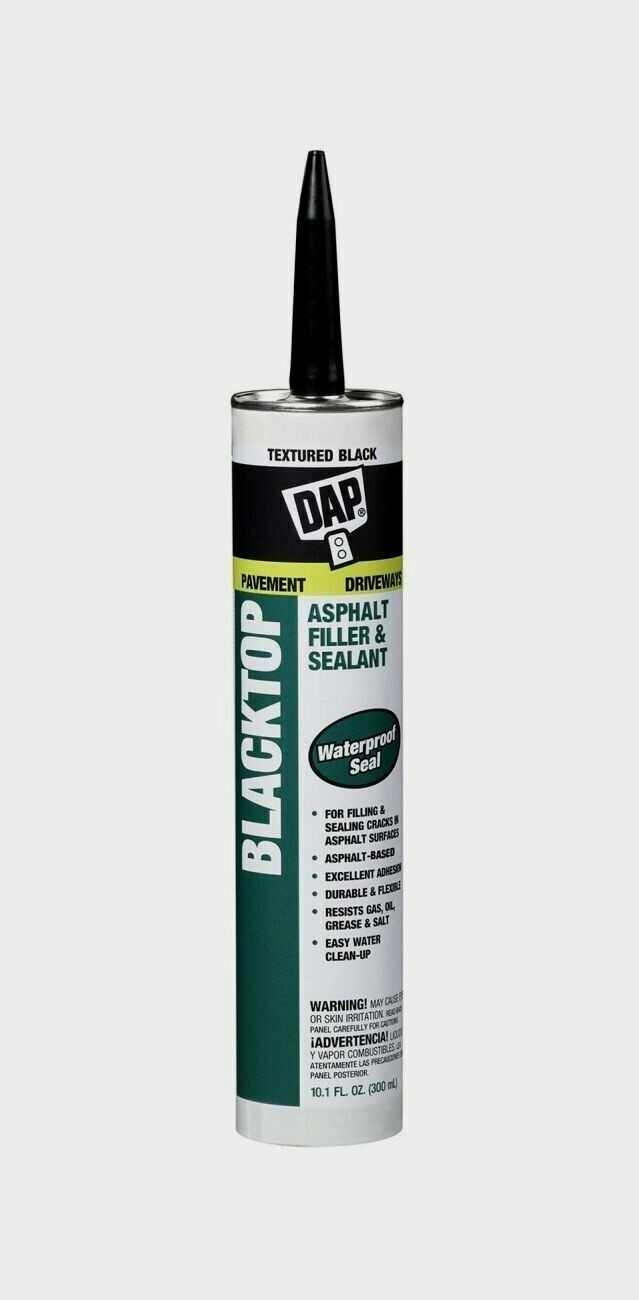 Dap BLACKTOP Synthetic Asphalt/Rubber TEXTURED BLACK Sealant 10.1 oz. 27065