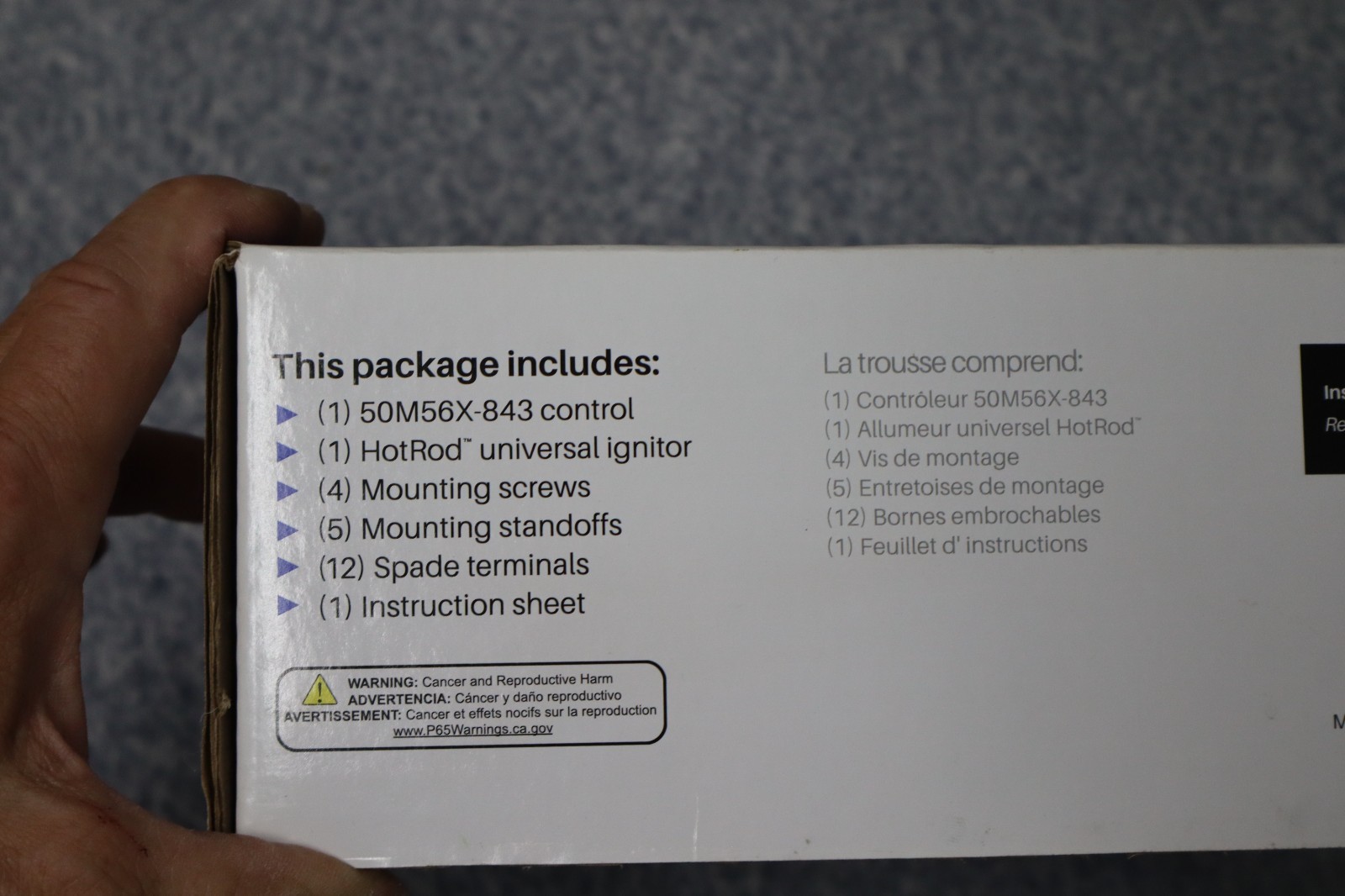 OEM, White-Rodgers, 50M56X-843 Universal HSI Control, Single-Stage Furnace Kit