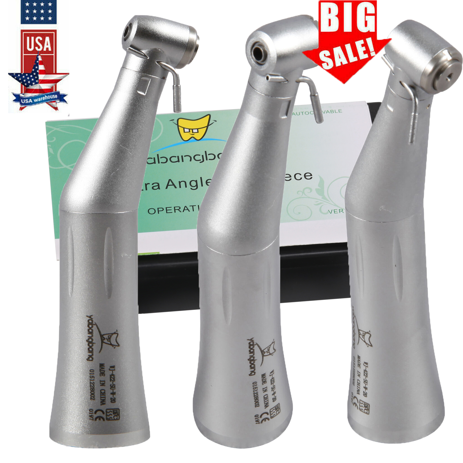 YBB Dental Implant Reduction 20:1 Low Speed Contra Angle Handpiece NSK Style