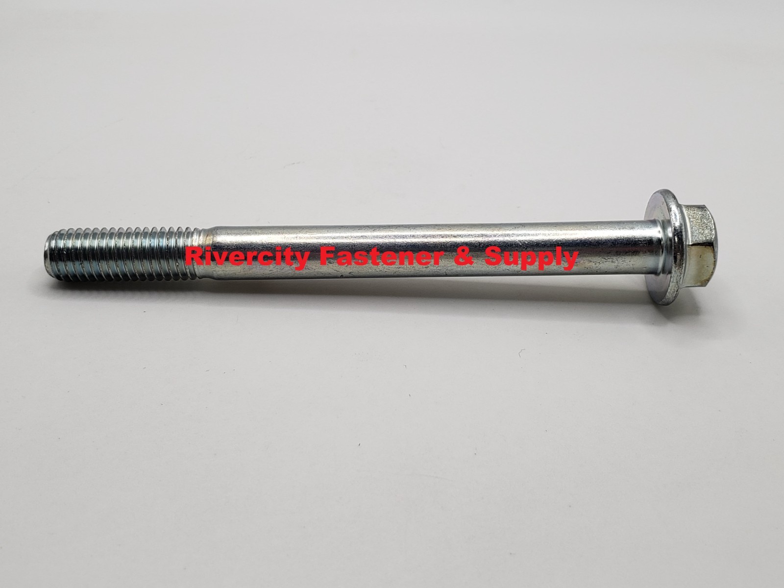 M10-1.5×110 Hex Head Flange Bolts 10mm x 110mm Flare Screws M10x1.5 x 110 ZN