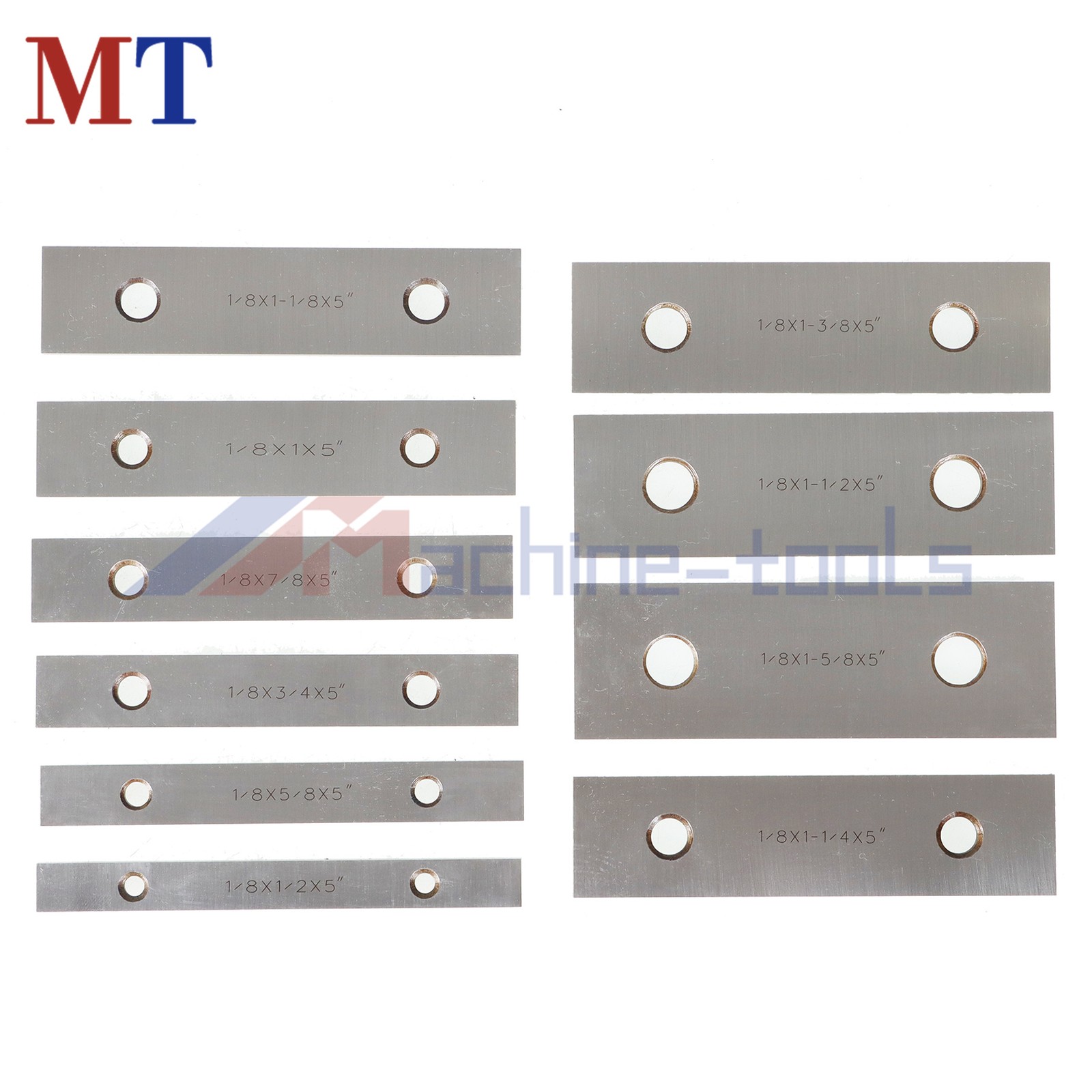 10 Pair 1/8 × 5″ Precision Parallel Set 0.0003 Tolerance High Quality