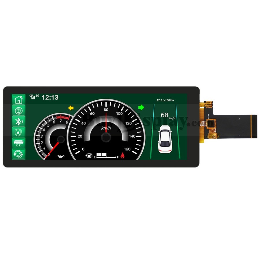 Bar Type 6.2 inch 360×960 IPS TFT LCD Display Capacitive Touch Screen GC9503V