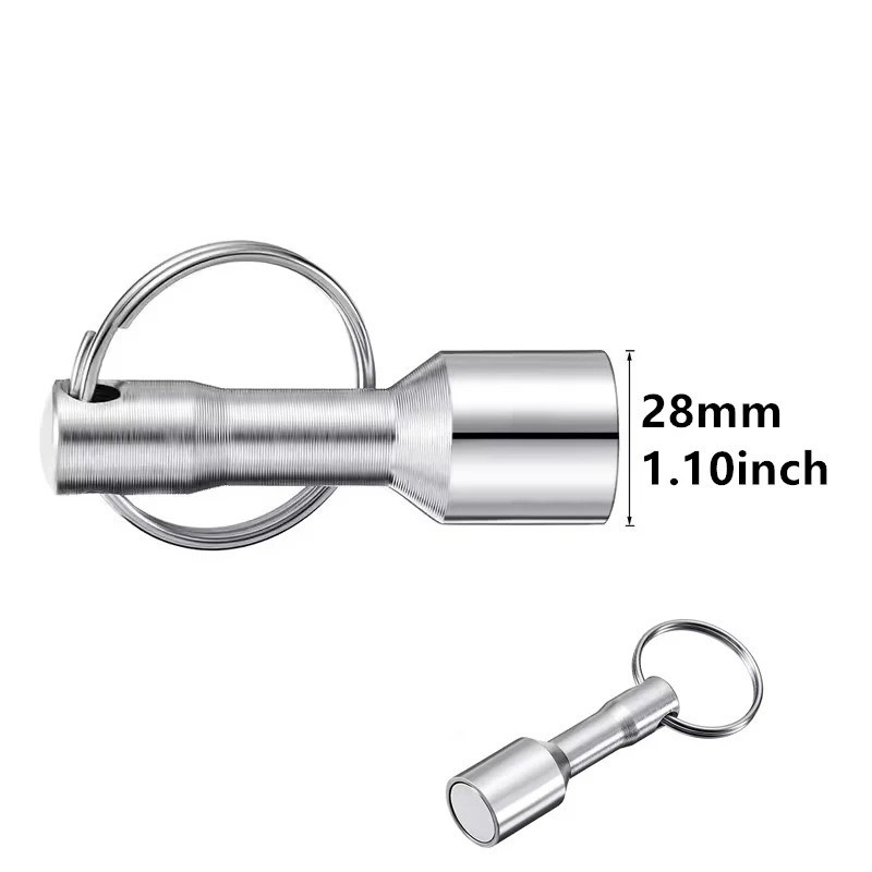 1 Pcs Keychain Neodymium Magnet for Testing Coins, Jewelry, Brass, Gold, Silver