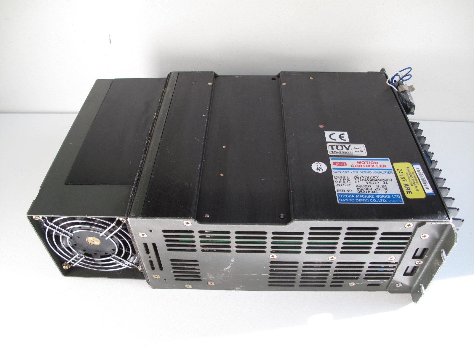 SANYO DENKI PY1A100N0XXXC00 AMPLIFIER | TOYODA MC1K-U100V MOTION CONTROLLER