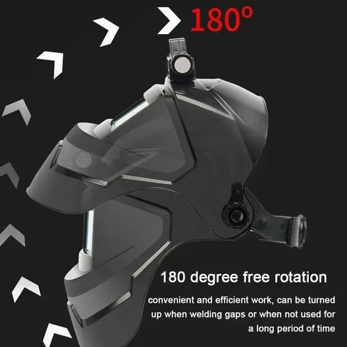 New Welding Helmet Solar Powered Auto Darkening – Large View, True Colors