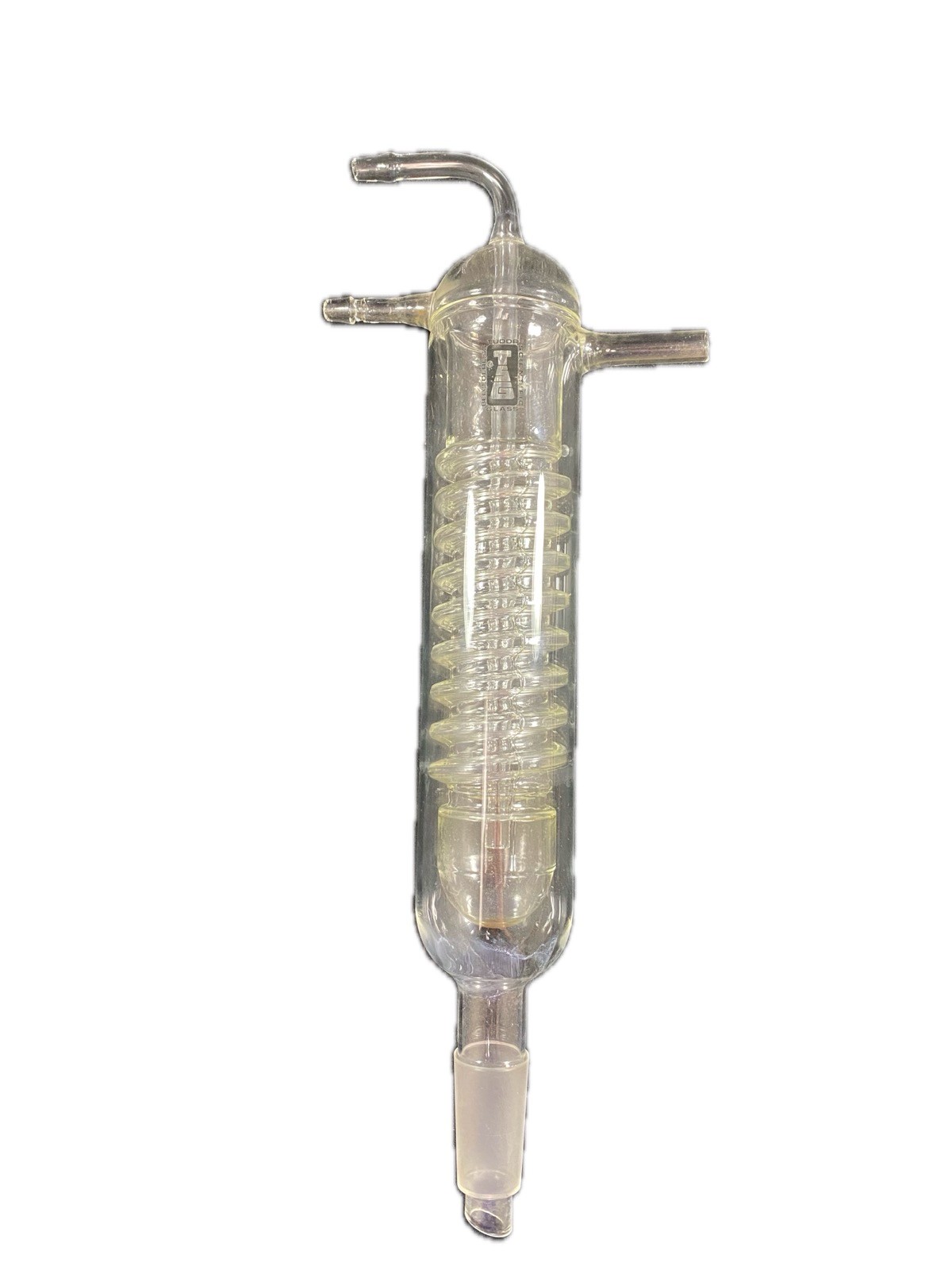 TUDOR SCIENTIFIC GLASS Friedrichs Condenser Spiraled 235mm Jacket 360mm Length