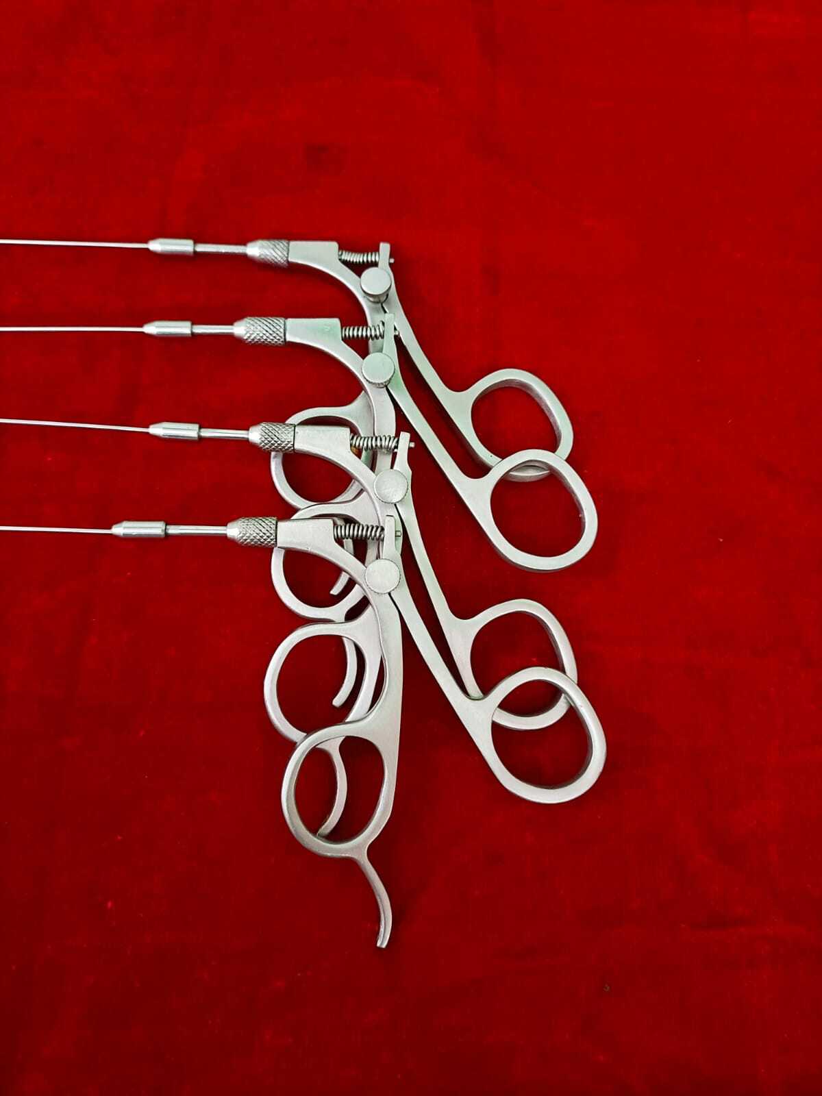 Hysteroscopy Semi Rigid Scissor 5fr 40cm Reusable Surgical Instruments – 4pc
