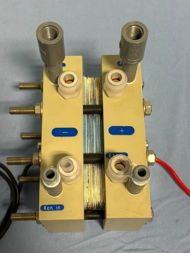 Laboratory Scale Electrodialysis Electrochemical Membrane Stack Cell