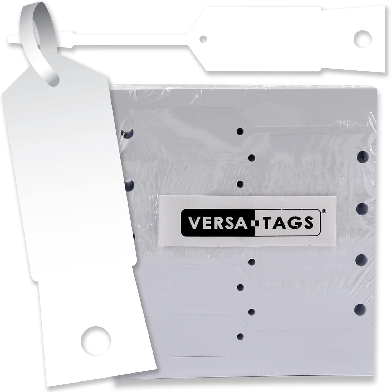 WHITE Self-Locking Arrow Key Tags (1,000 per Pack) Size 4 1/2″ X 3/4″ (WHITE)