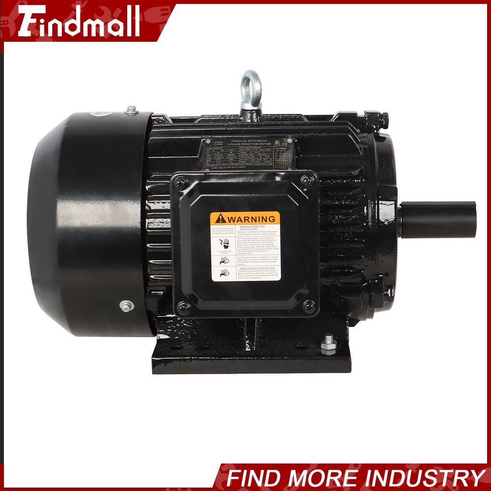 1800 RPM 5HP 3 Phase Electric Motor 184T Frame TEFC 230/460V Severe Duty US