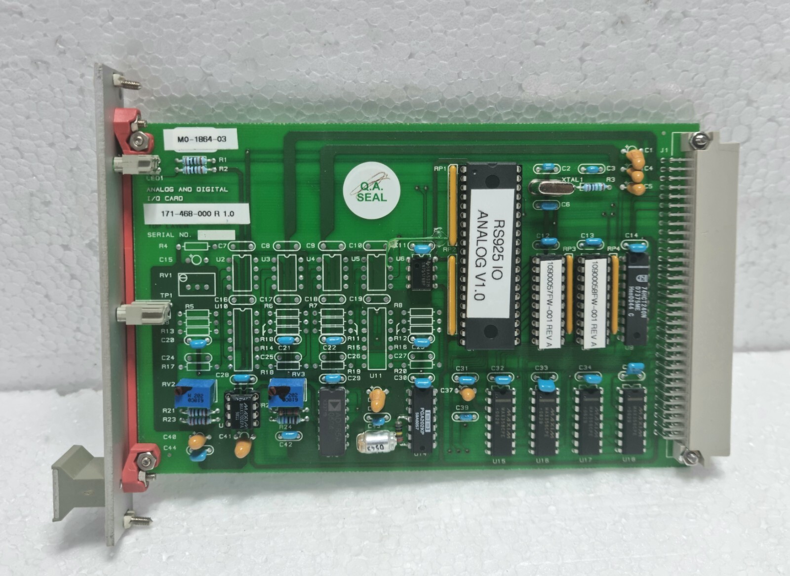 Nautronix RS-902 Analog And Digital I/O Card 171-468-000 R1.0