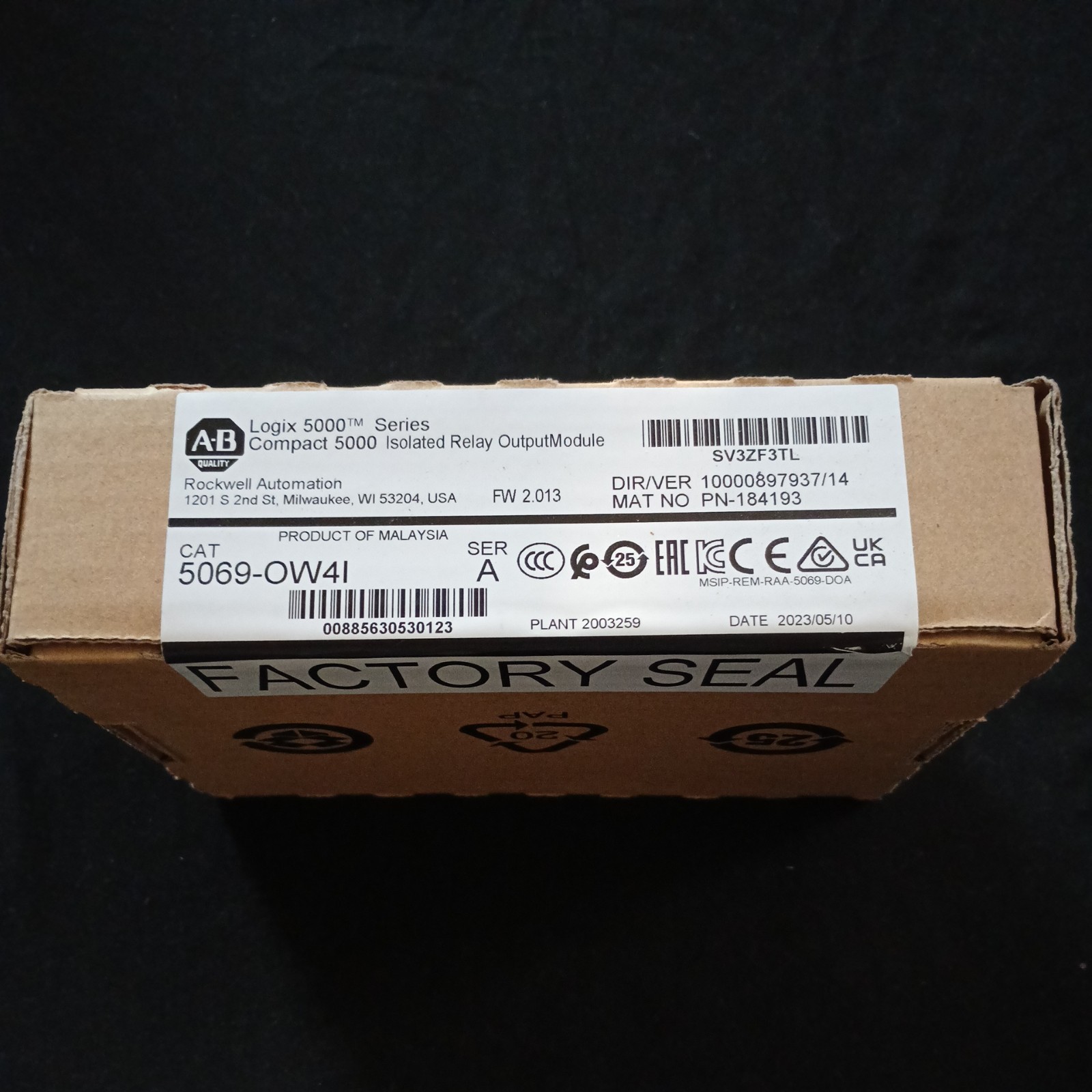 2022-2023 Allen Bradley 5069-OW4I /A Compact 5000 SEALED Surplus Relay *USA*