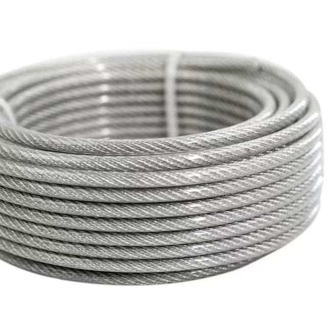 RELIABILT 50.0-ft x 1/8-in Weldless Galvanized-vinyl coated Steel Cable