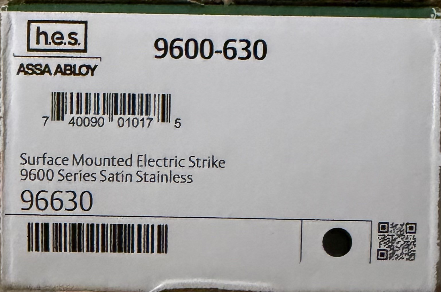 Brand NEW ASSA ABLOY HES 9600 SURFACE MOUNTED ELECTRIC STRIKE(9600-630)