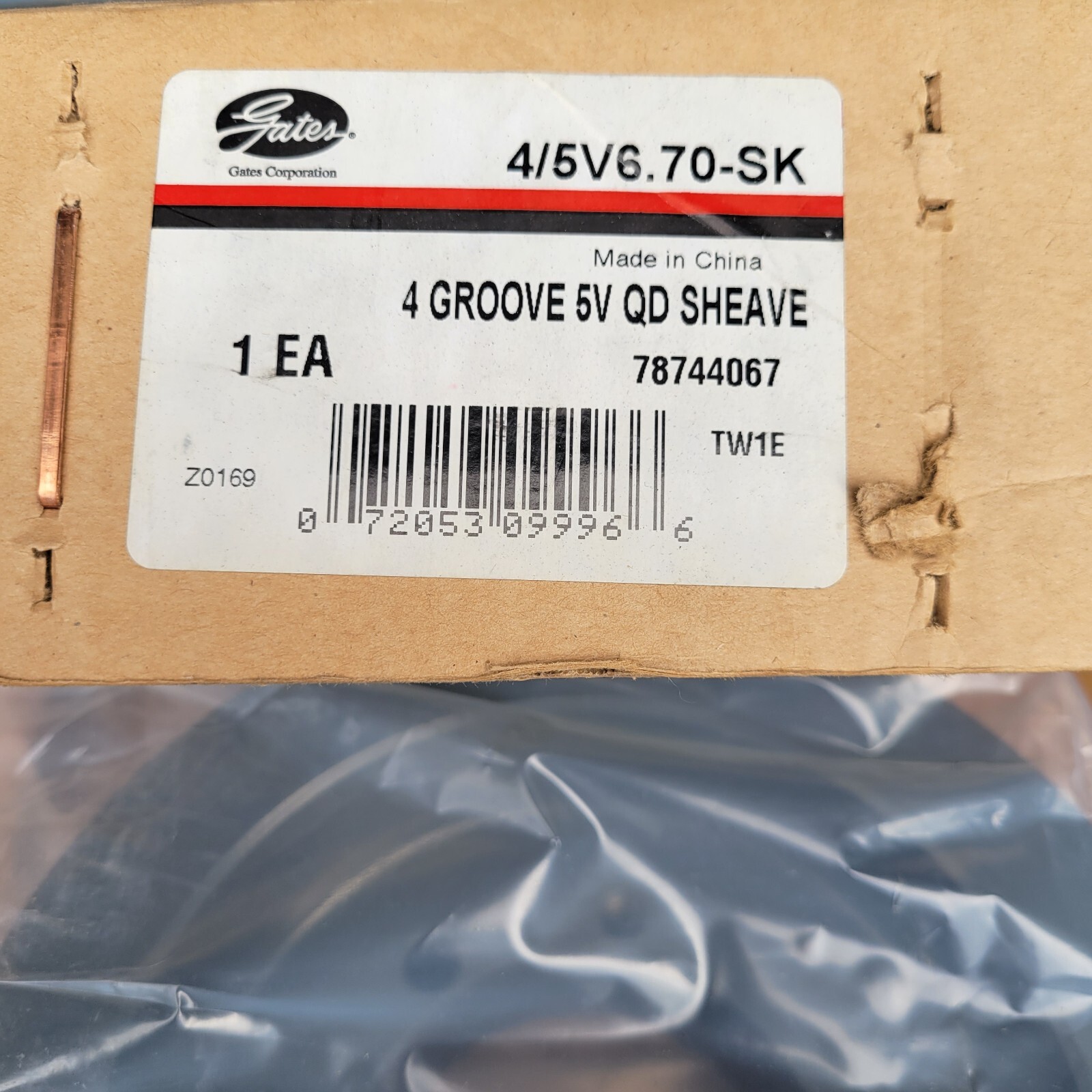 Gates 4 Groove 5V QD Sheave 4/5V6.70-SK 78744067 6.7″ OD NEW NIB SALE $149