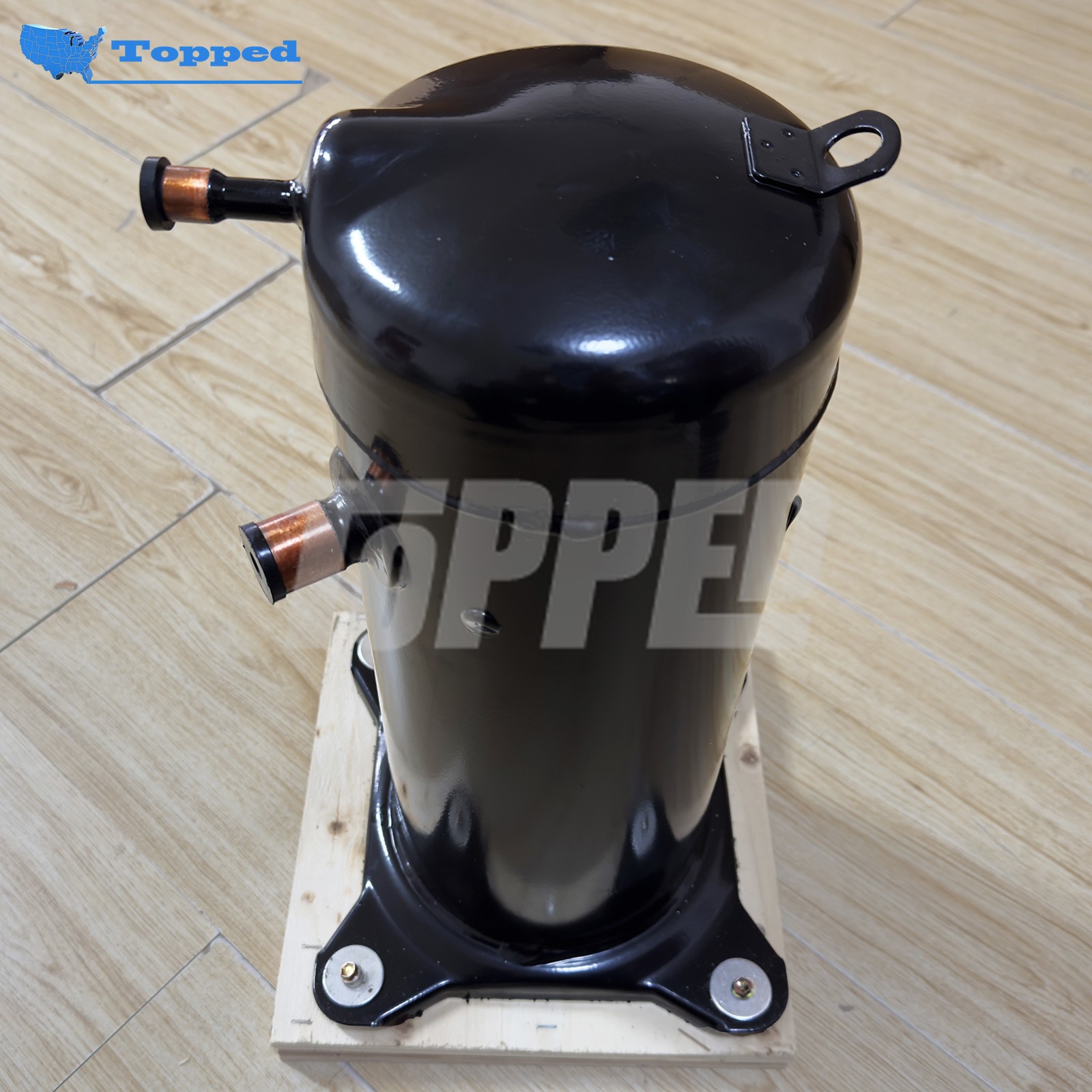 New Scroll Compressor 208-230V 3PH 4.5 Tons R-22 for Copeland ZR54K5E-PFV-800